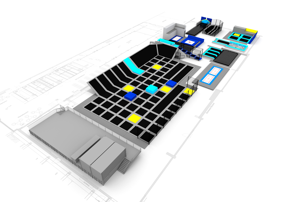 Das ist eine 3D-Visualisierung zum Thema Architektur aus dem Portfolio CGI / 3D Design von Mediadesign OK Nürnberg